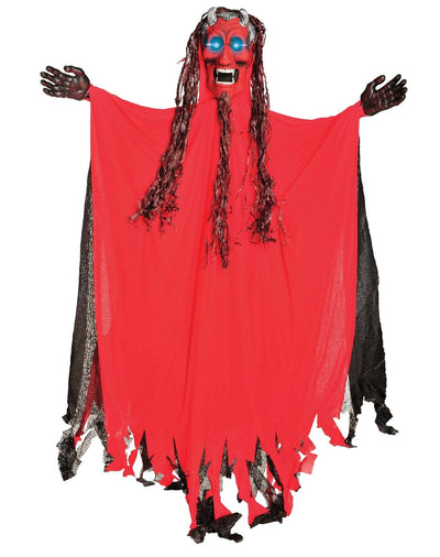 Demonio rojo colgante de 10 pies