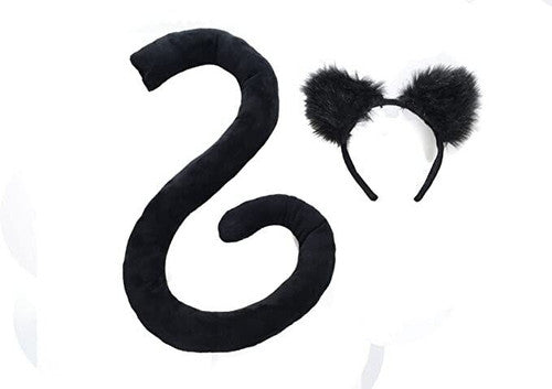 Tail & Ears Set Black