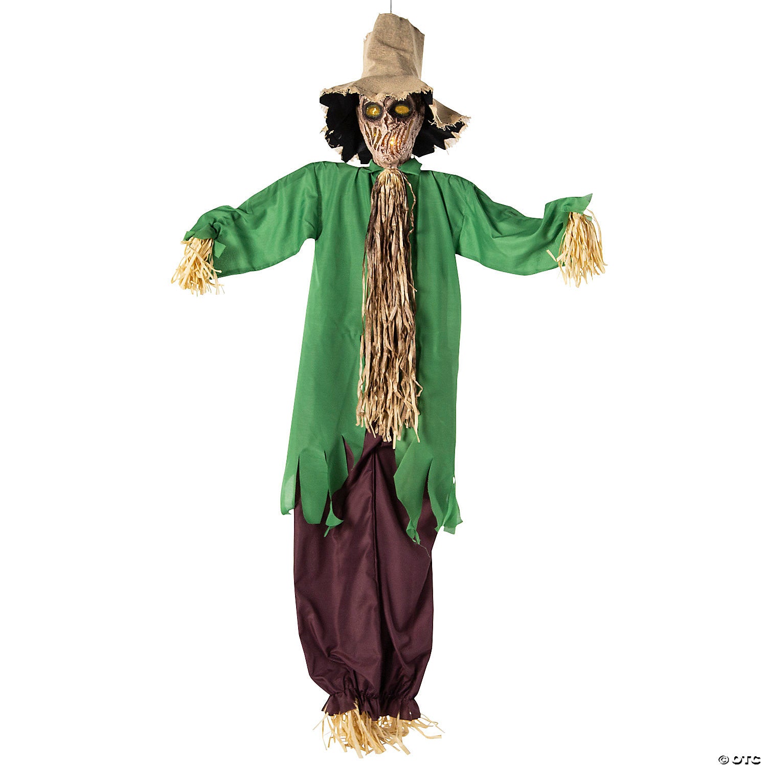 6 Ft. Light-Up Hanging Animated Scarecrow