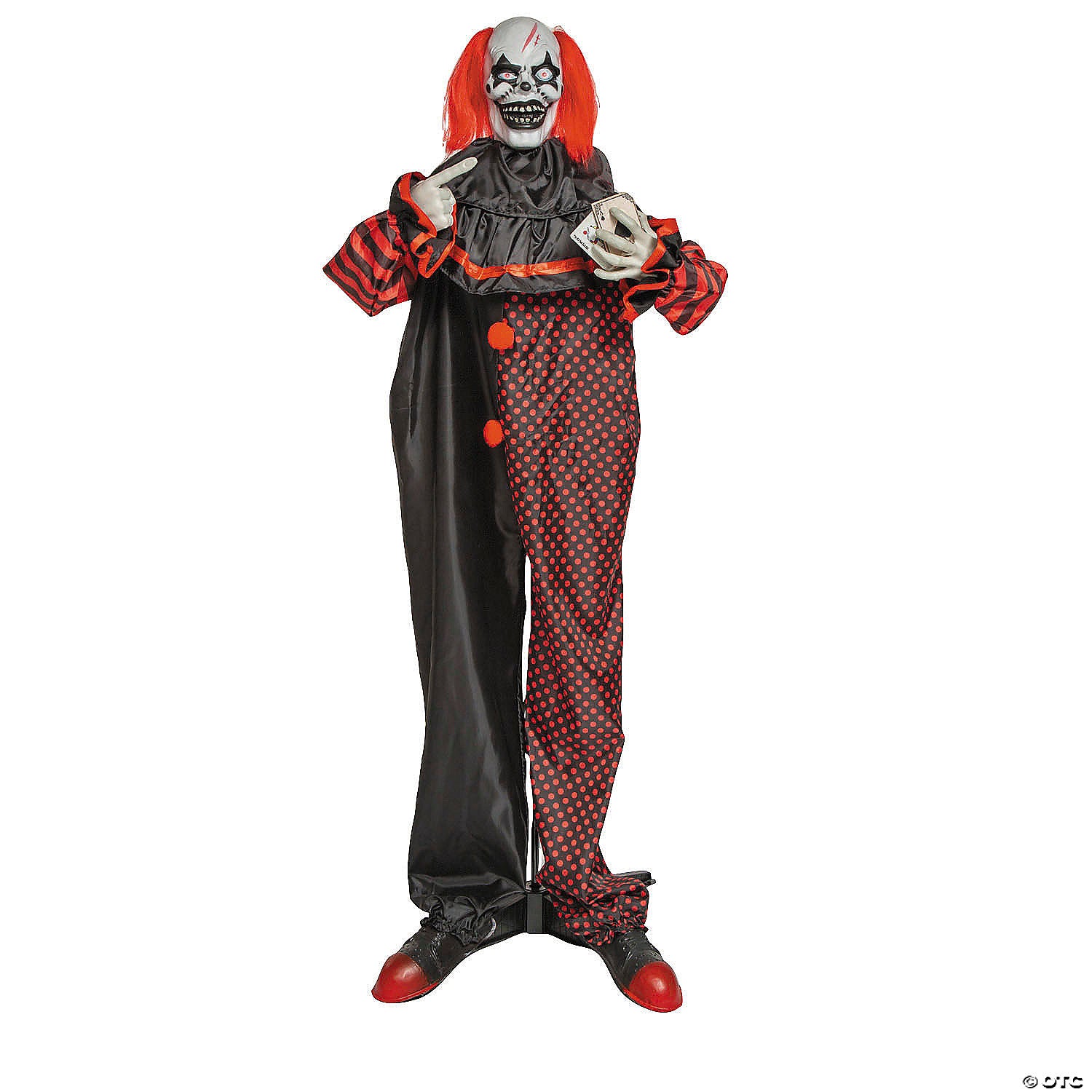 6 Ft. Animated Standing Double-Head Pop-Up Clown
