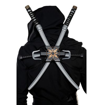 Ninja Sword ,Sai & Star Sheath Backpack Set