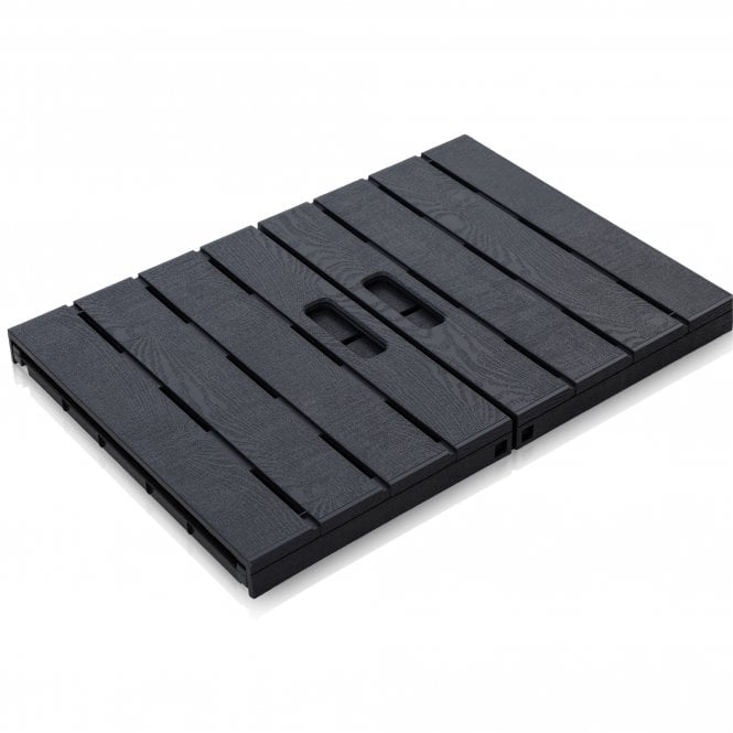 Wood Effect Folding Crate 60L