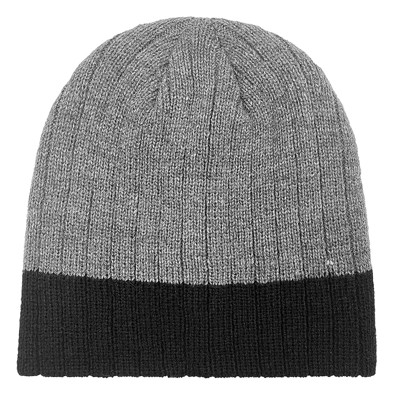 RIBBED BEANIE GREY