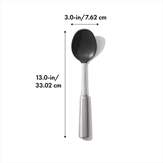 Steel Silicone Cooking Spoon