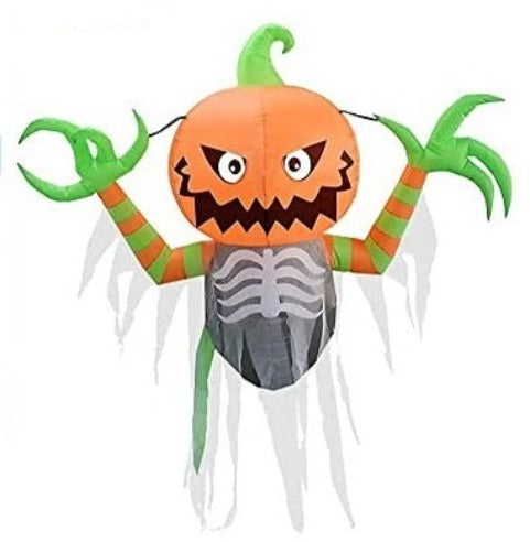 5.5 FT Tall Halloween Inflatable Flying Pumpkin