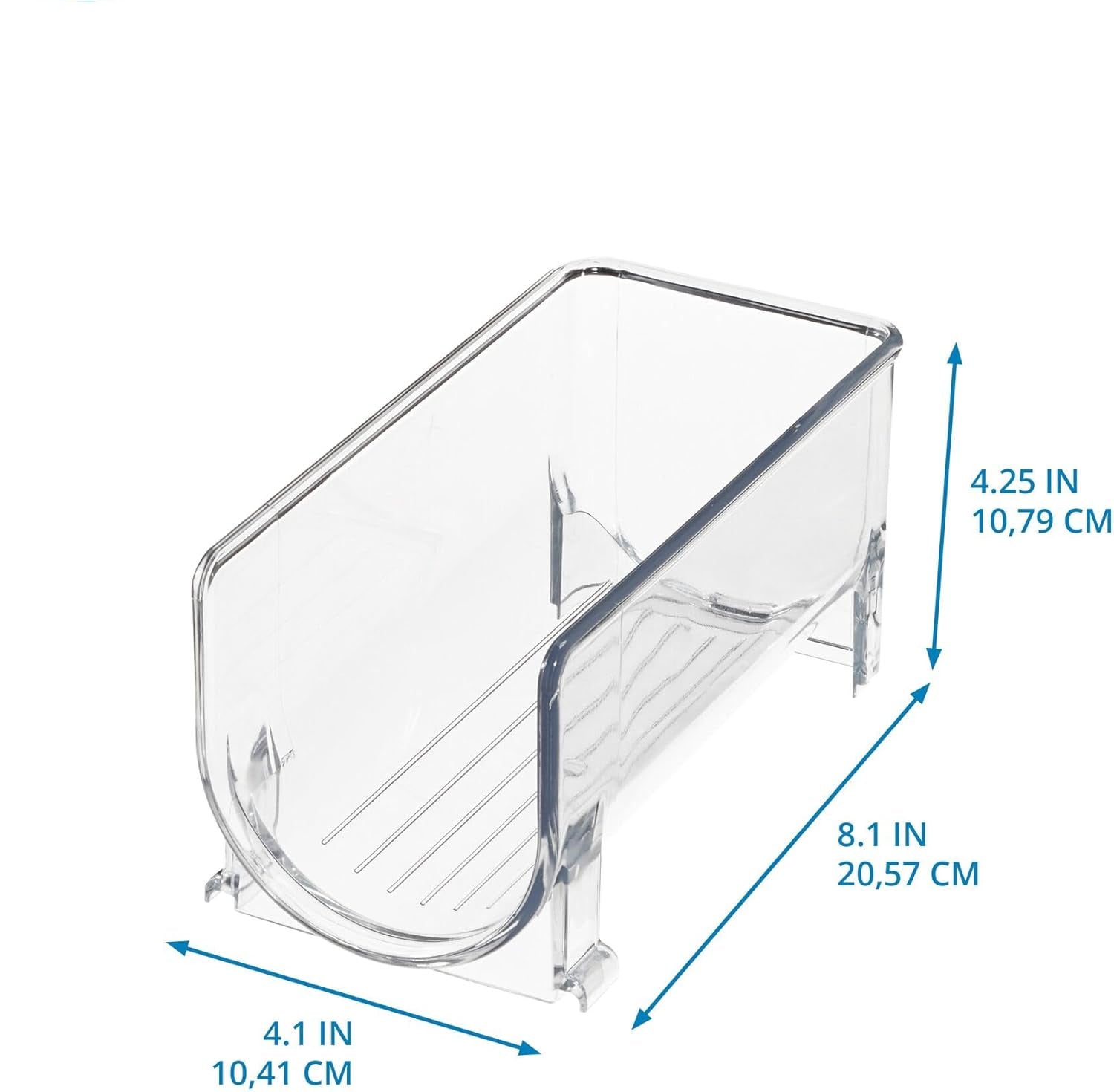 RPET Fridge Bins Wine Holder Clear
