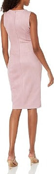 Fitted Cutout Tank Dress with Slit Dress Light Mauve - Guess