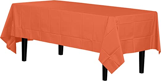 54" X 108" Table cover 0.075mm Orange
