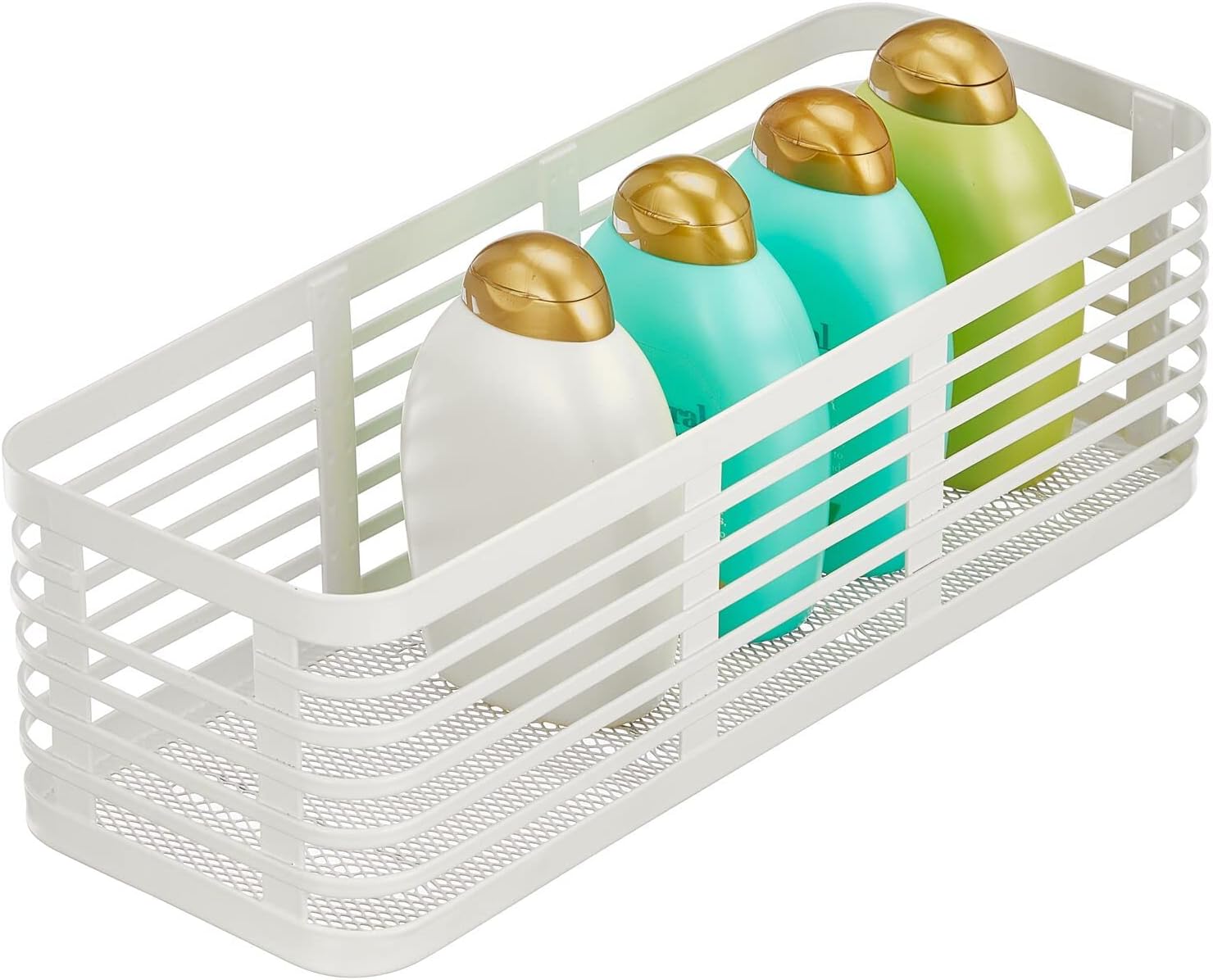 Basket Steel White 16 x 5 x 6