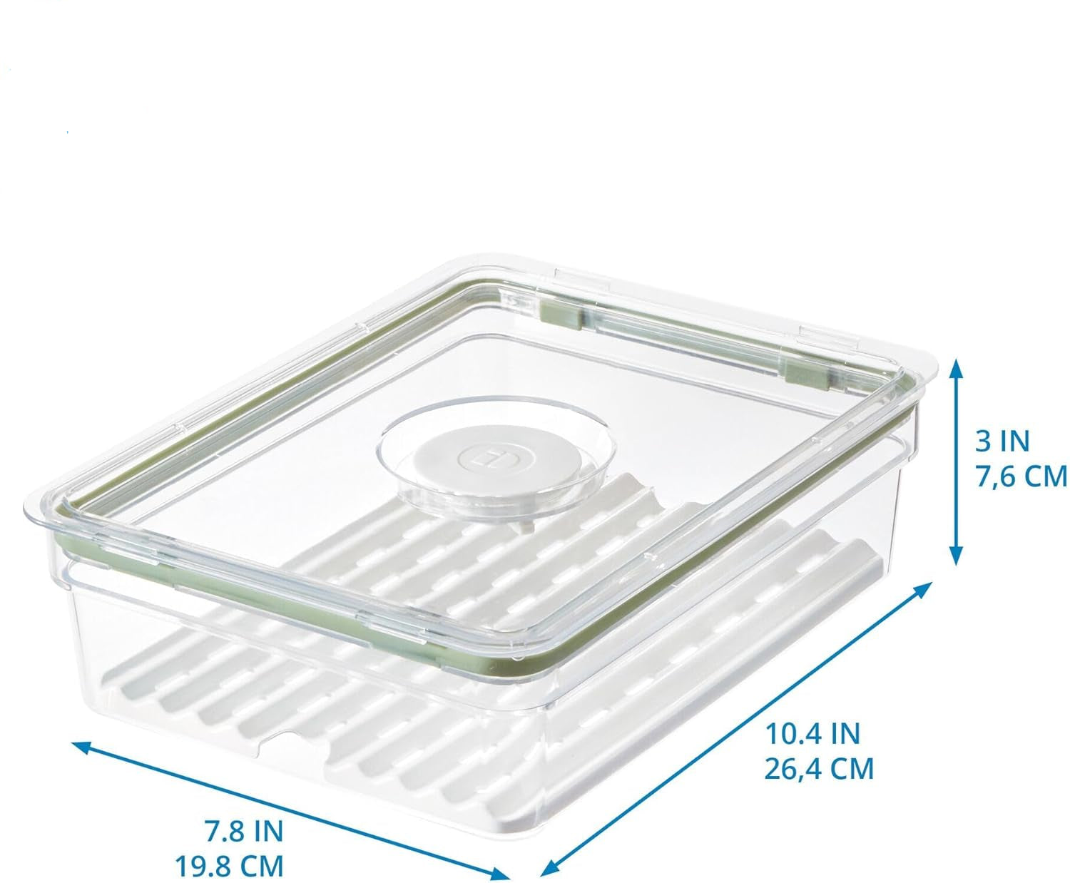 iD Fresh Medium Short Produce Bin with Insert Tray