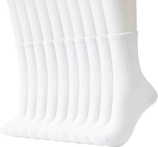 6pk Ladies Crew Socks