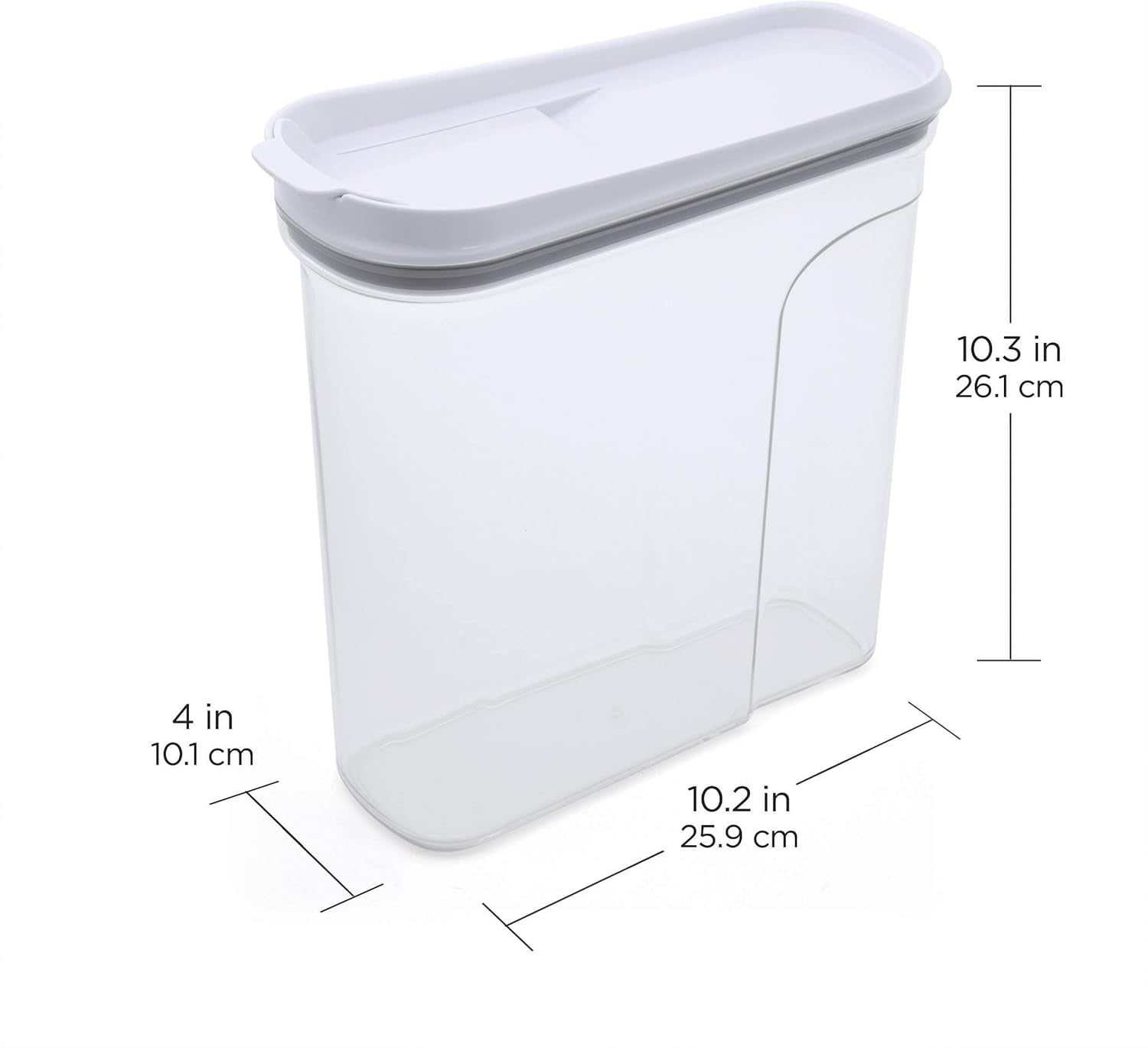 Clear Cereal Container 3.69QT