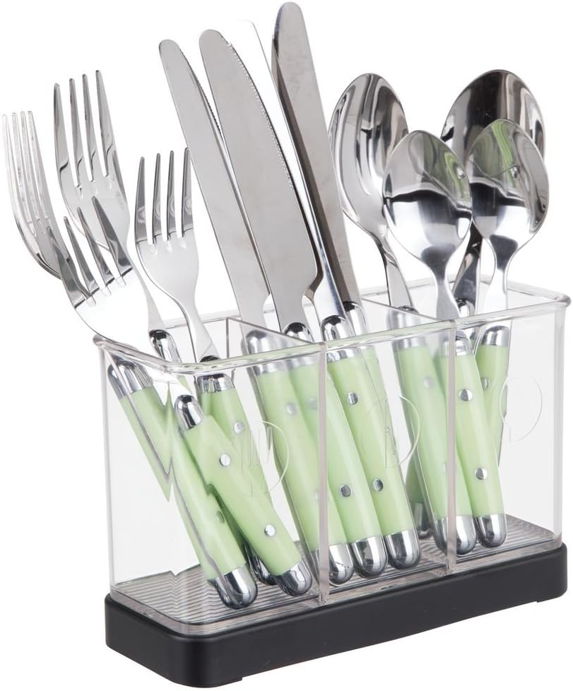 Forma 2 Flatware Organizer Matte Black/Clear