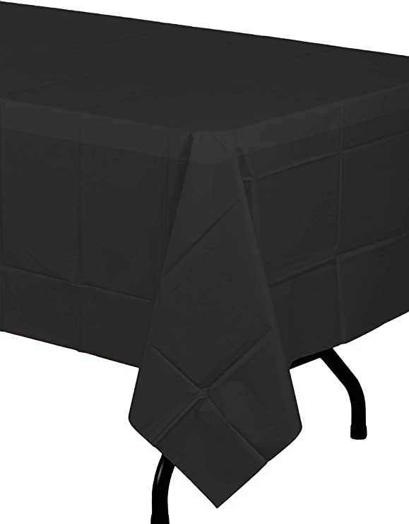 54" X 108" Table cover 0.075mm Black
