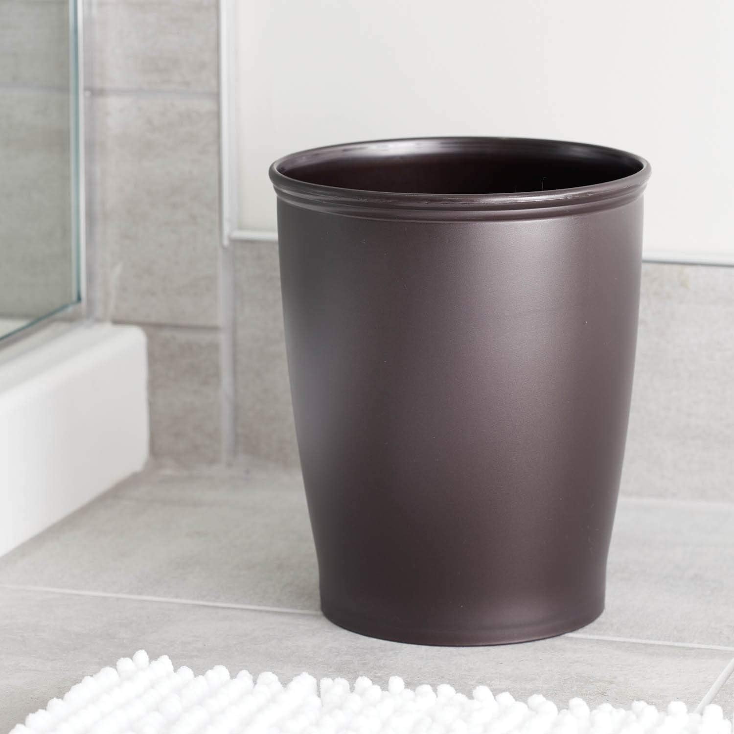 Kent Oval Waste Can Bronze