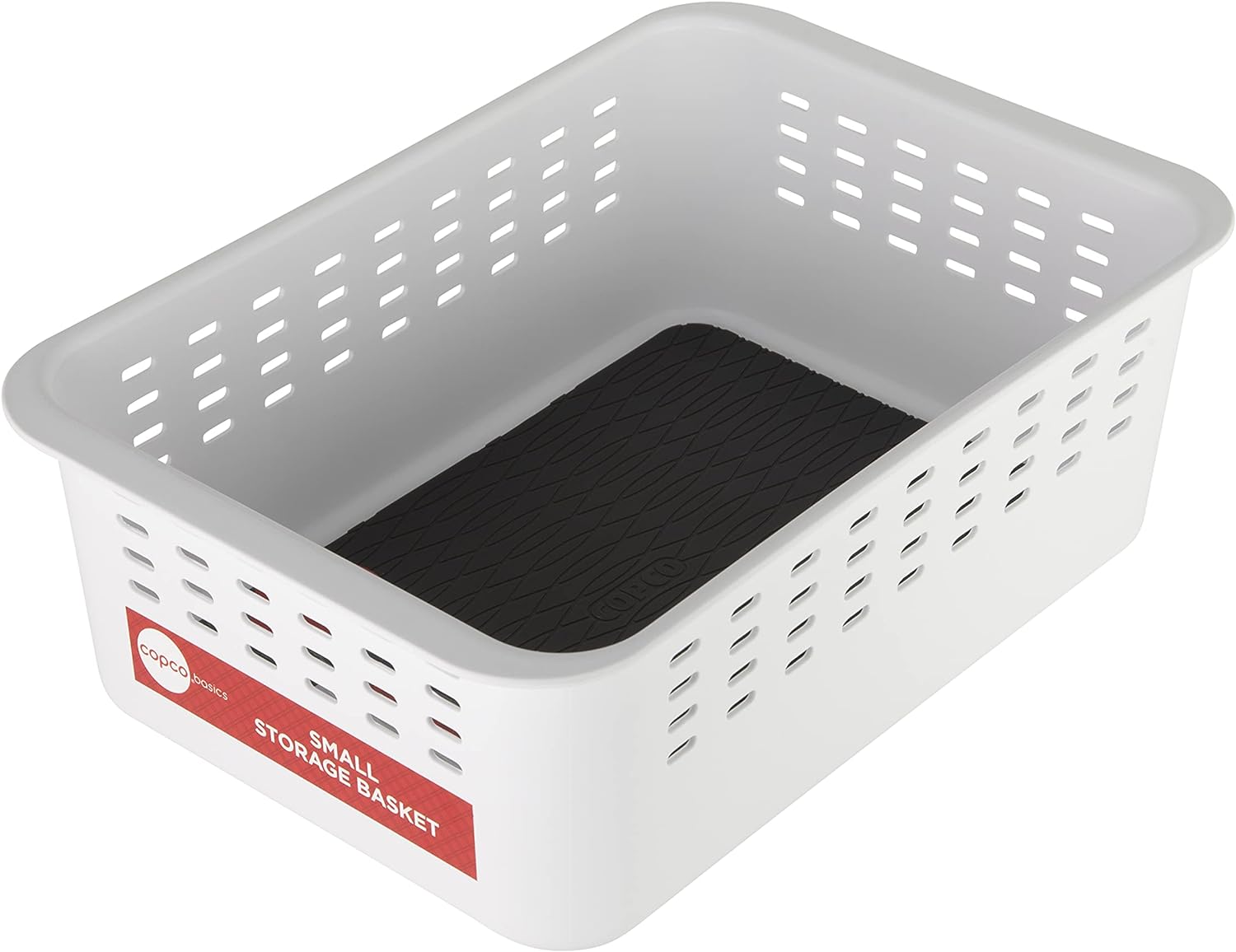 Basics Small Storage Basket, White