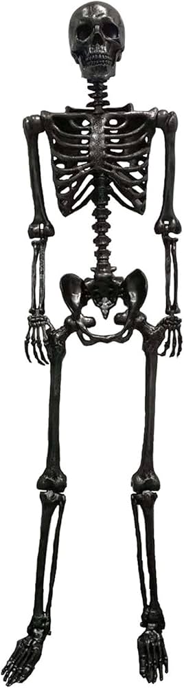 Black Light Wicked Bones Skeleton 16"