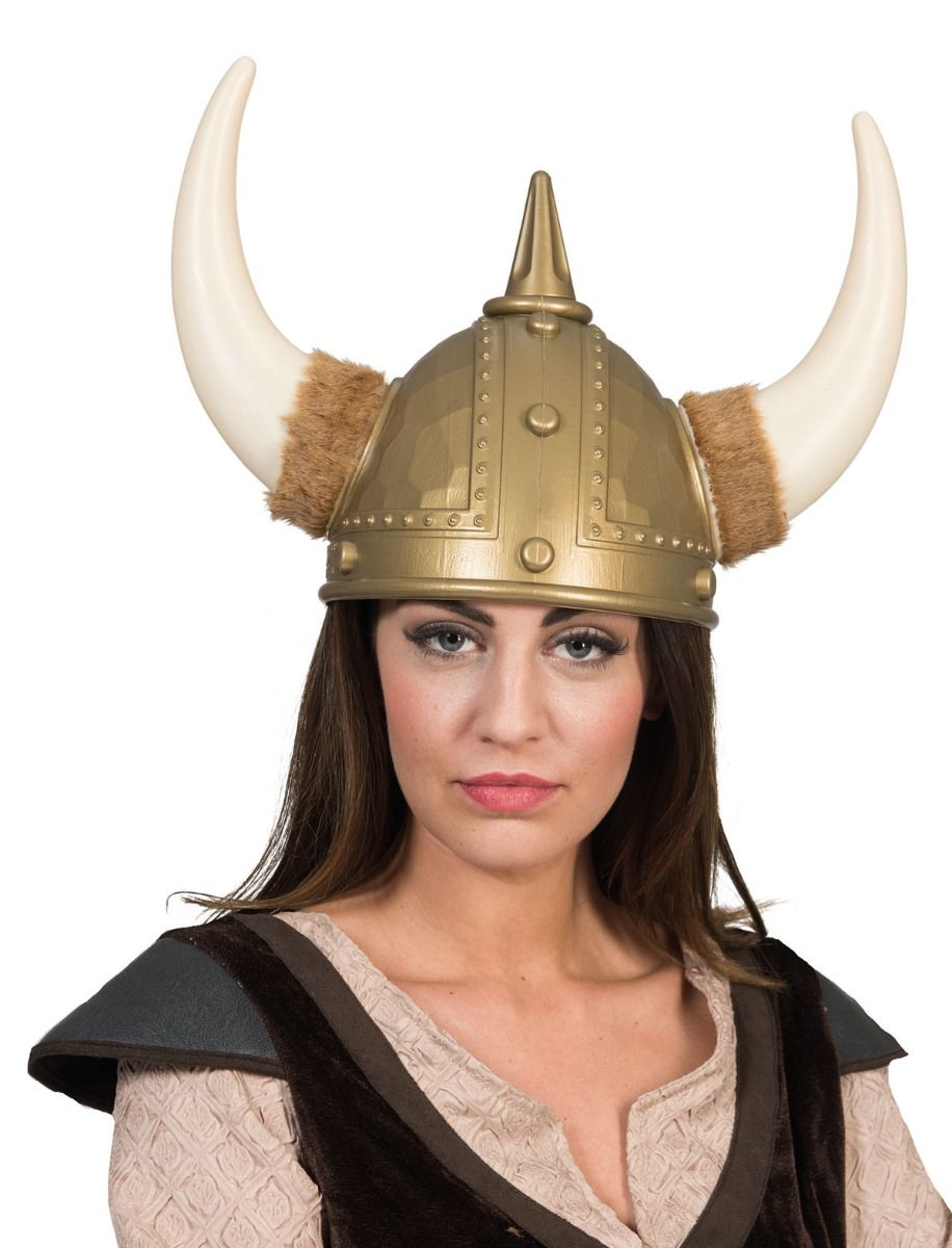 Helmet-Viking Fur on Horns