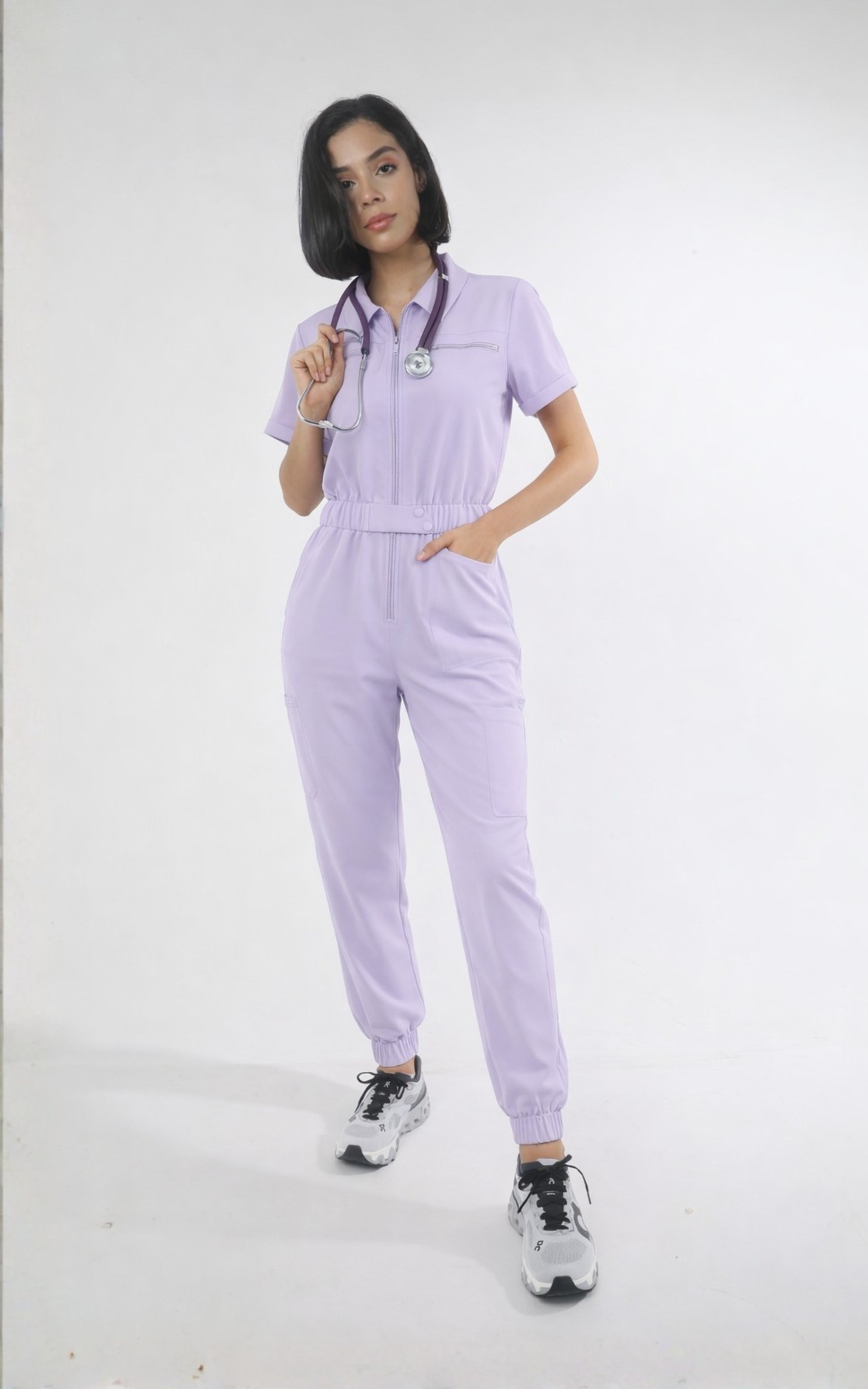 Jumpsuit Uniform Lavender