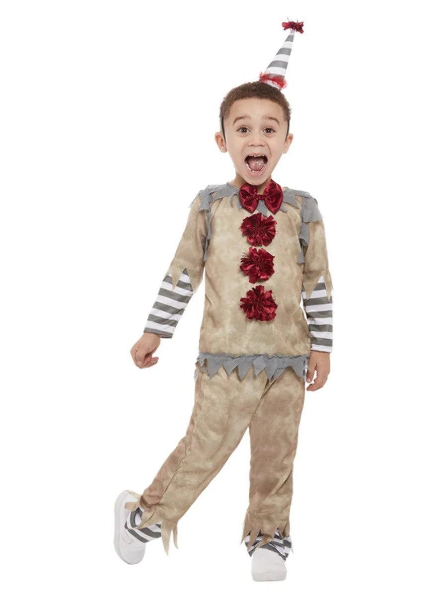 Toddler Vintage Clown Grey