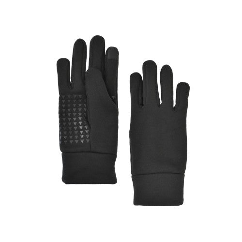 WICKING FLEECE TOUCHSCREEN SPORT GLOVE BLACK