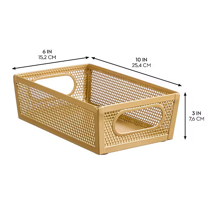 10x6x3 Bin Brass