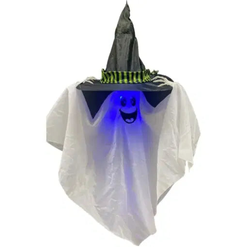 33.5" Peek-a-boo Witch Ghost Light & Sound