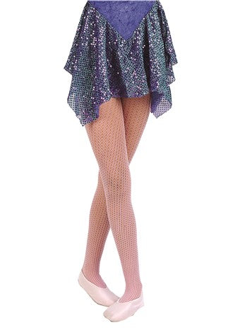 Fishnet Panty Hose Child White