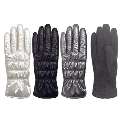 LADIES QUILTED PUFFER GLOVE
