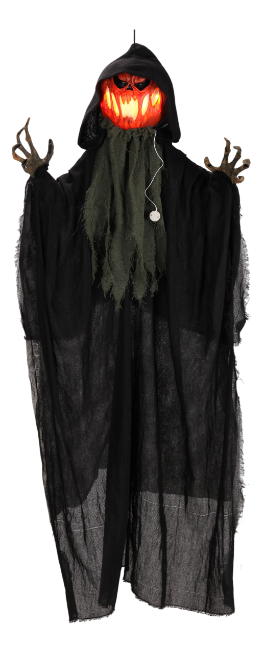 39.4" Hanging Animated Black Reaper