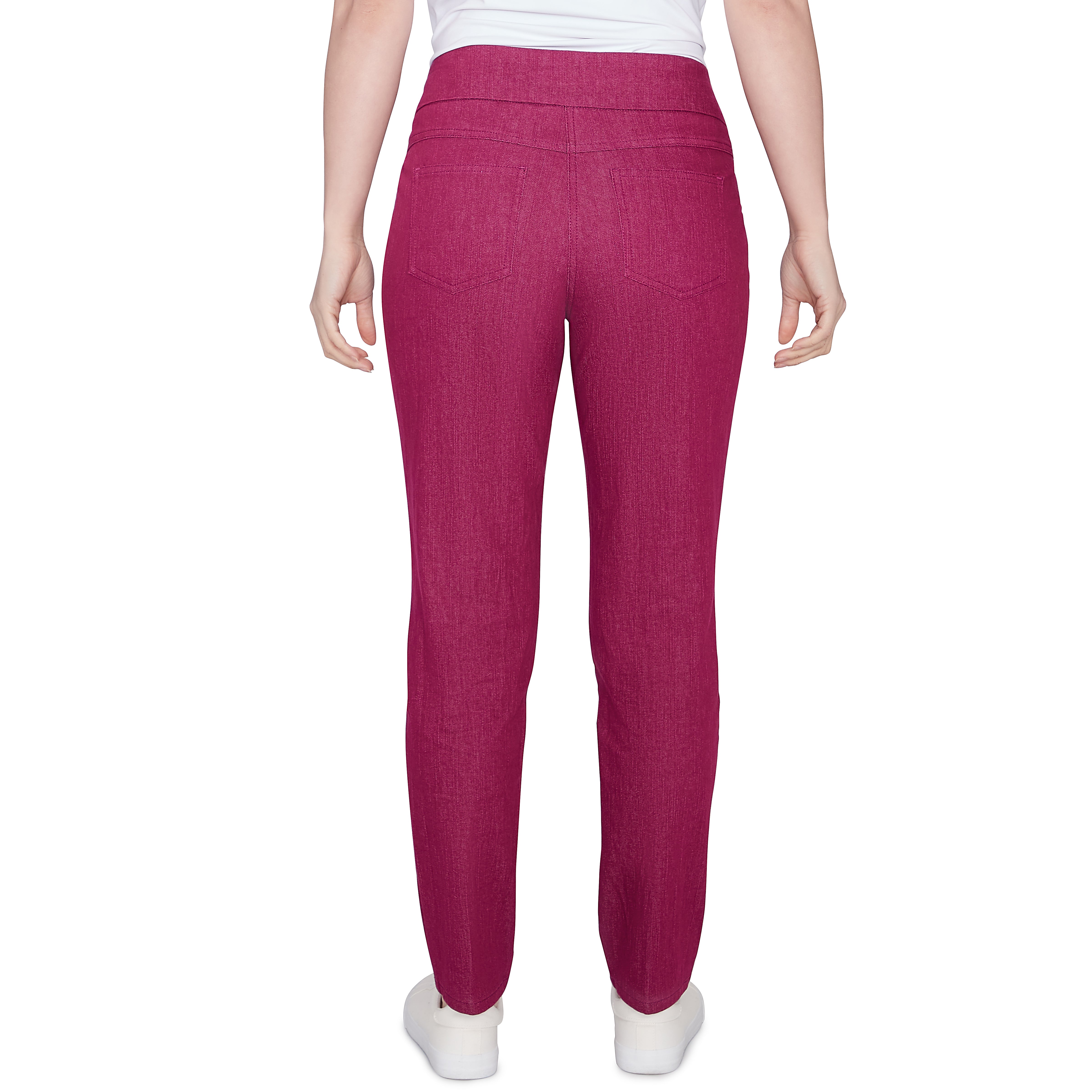 Pant Colored Denim Bordeaux - Ruby Rd