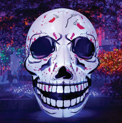 3.6 TALL Halloween Inflatable Skull