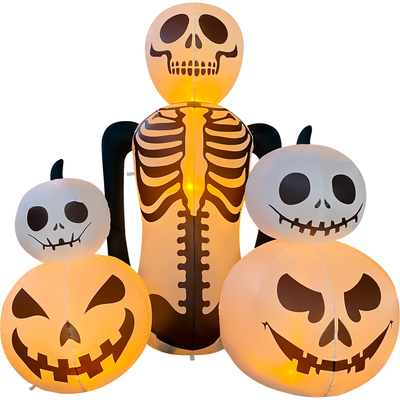 Calabaza Esqueleto Hinchable de 1.80 m