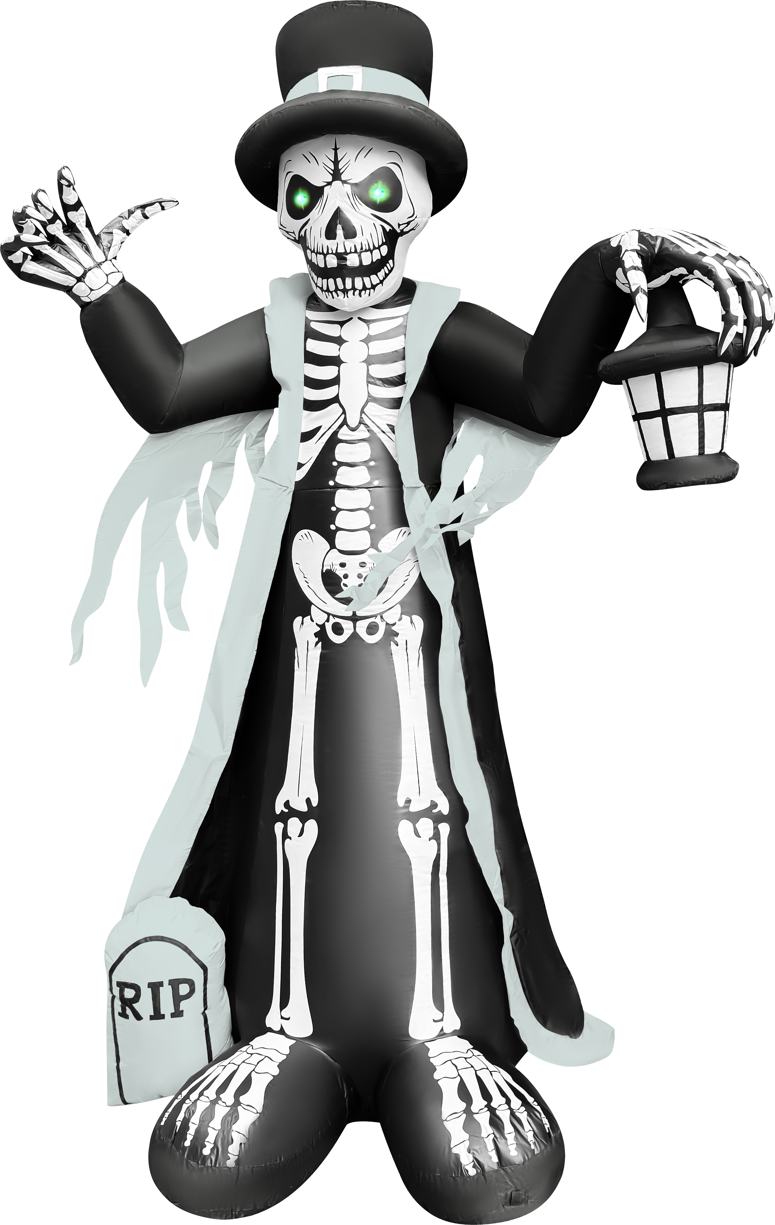8.4FT Tall Inflatable Halloween Decoration - Skeleton with Hat