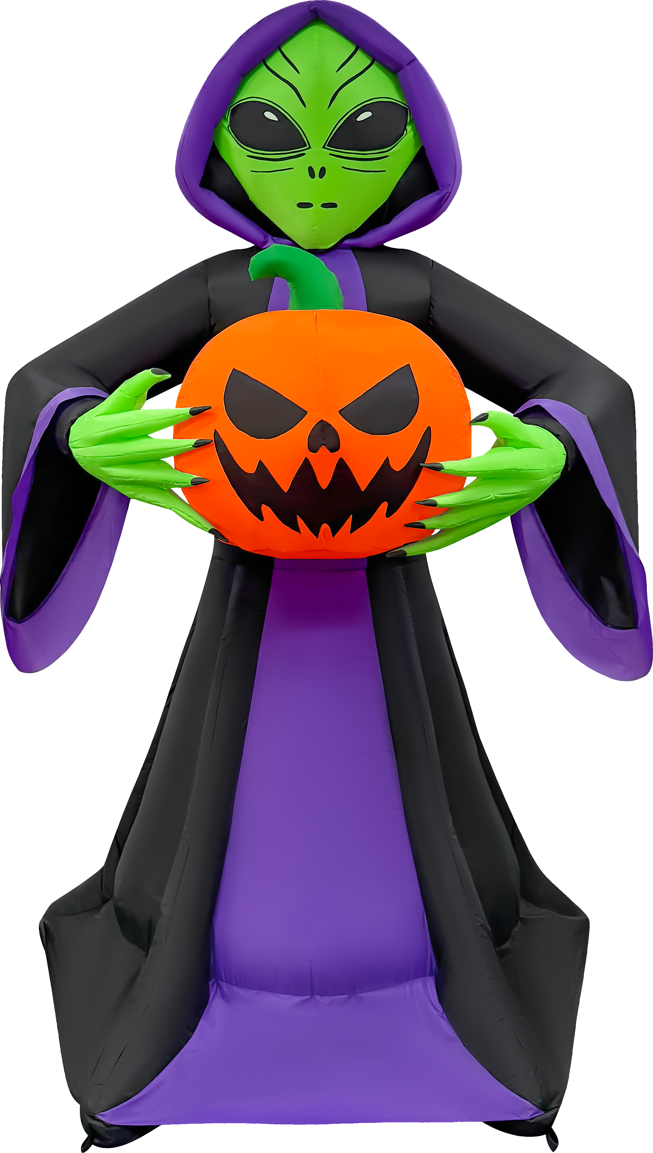 7FT Tall Inflatable Halloween Decoration - Alien with Pumpklin