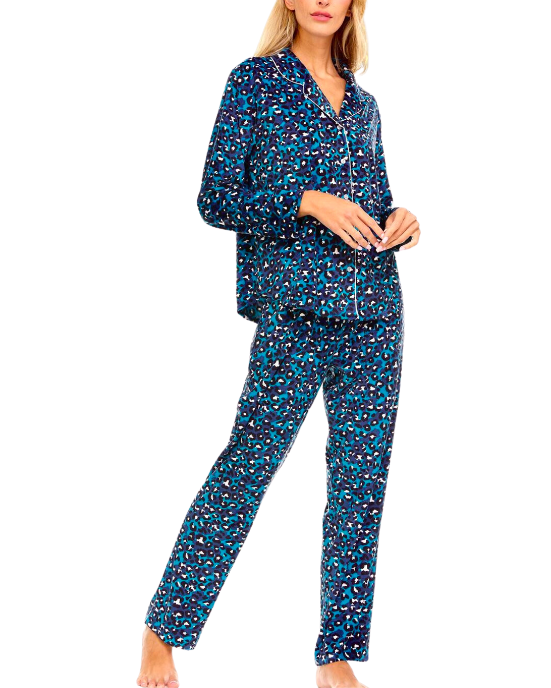 Pajama Notch baby Velour Set Green