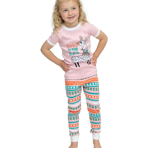 Llama Short Sleeve Kid PJ Set