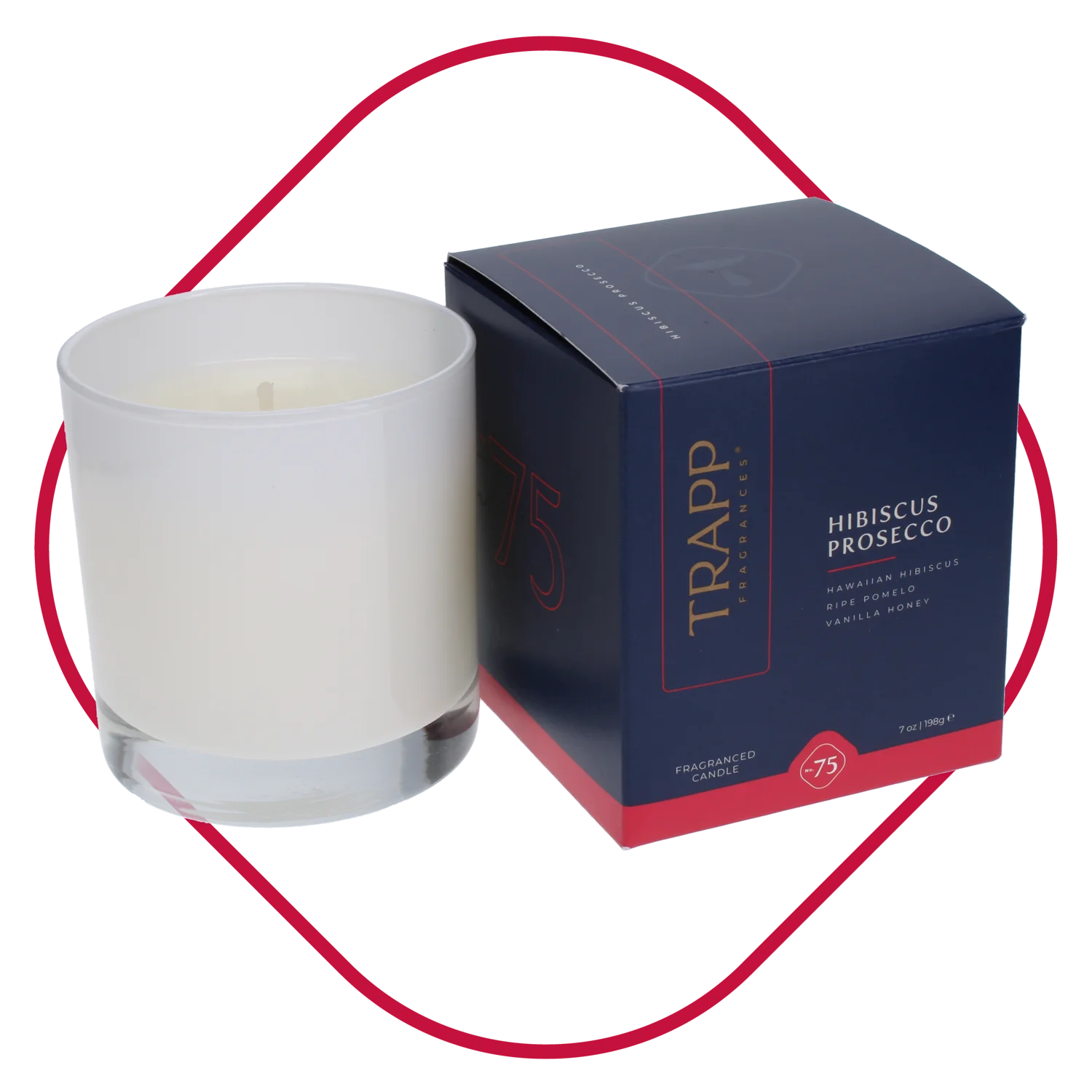 No. 75 Hibiscus Prosecco 7 oz. Candle
