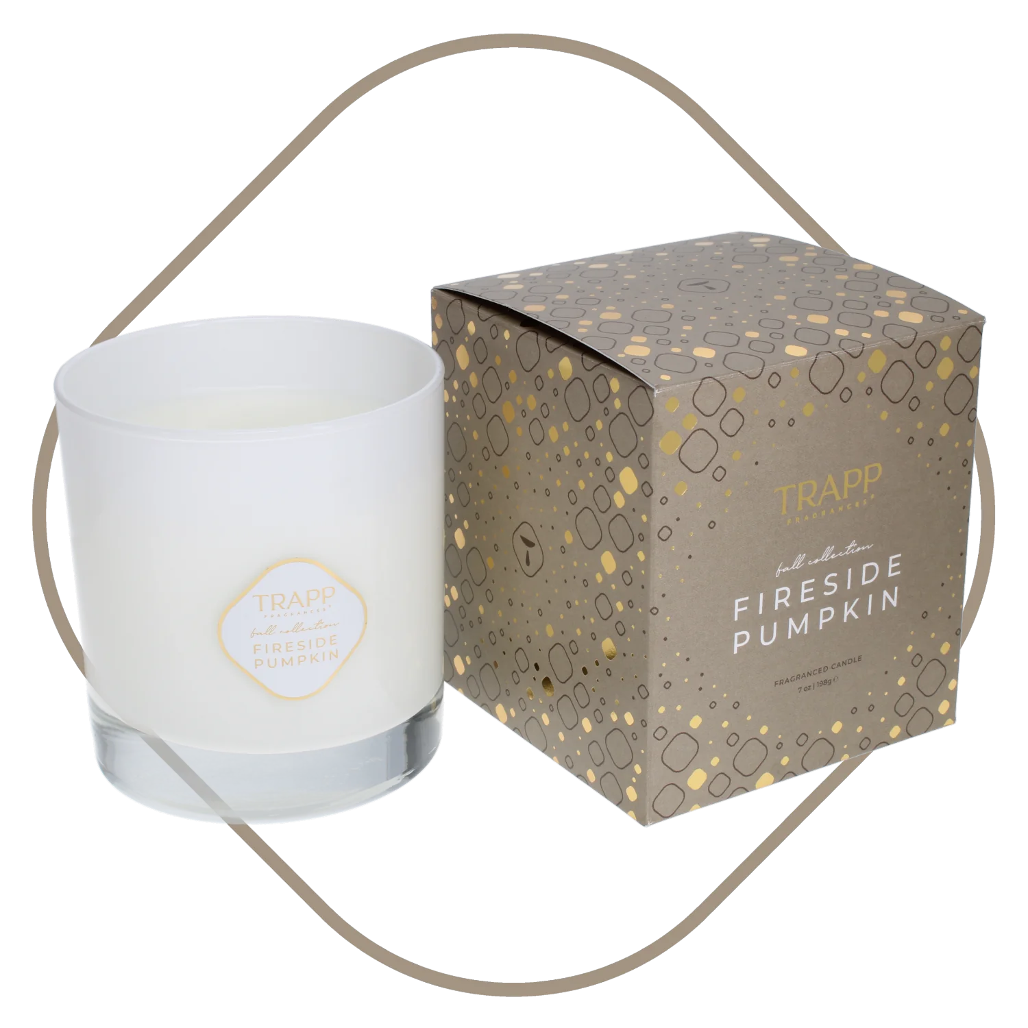 Seasonal Candle Fireside Pumpkin 7 oz. Candle