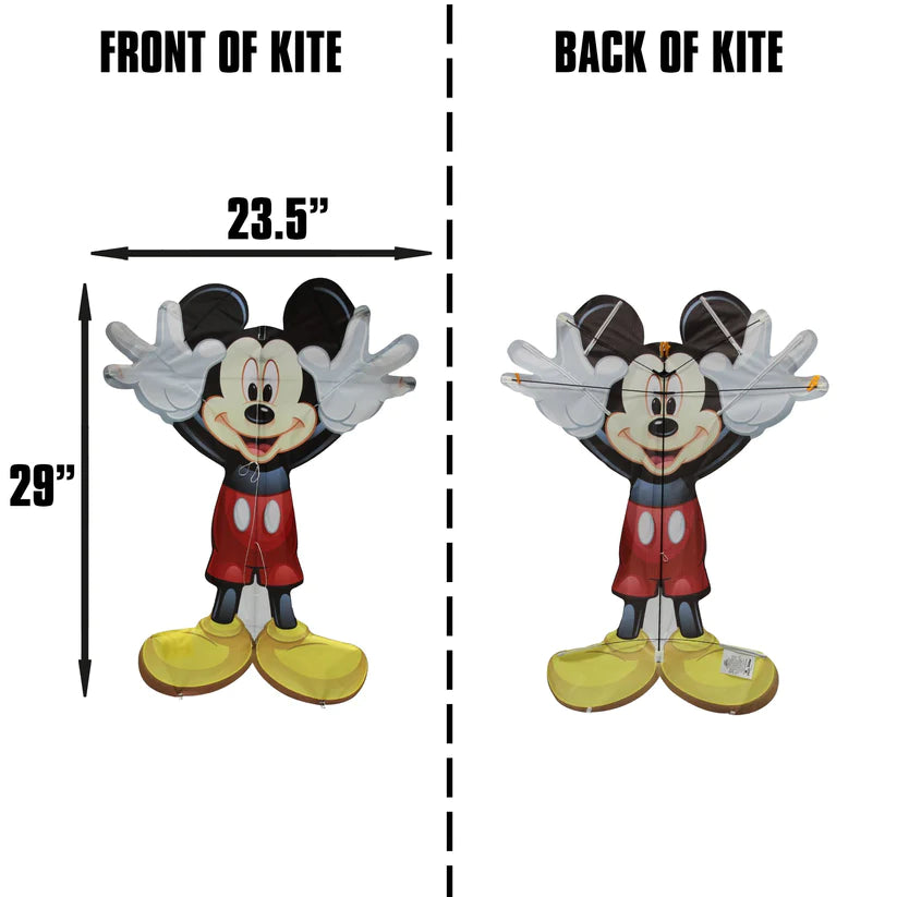 WindNSun SkyPals Mickey Mouse Nylon Kite, 24 Inches Tall