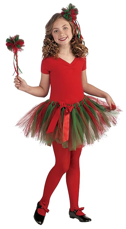 Child Christmas Tutu Red/Green