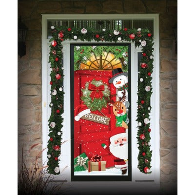30” x 72” Door Cover Welcome