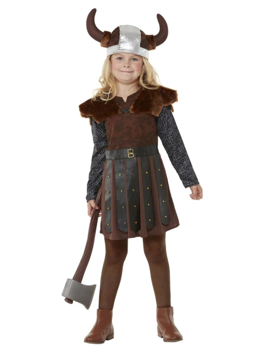 Deluxe Viking Costume, Girls