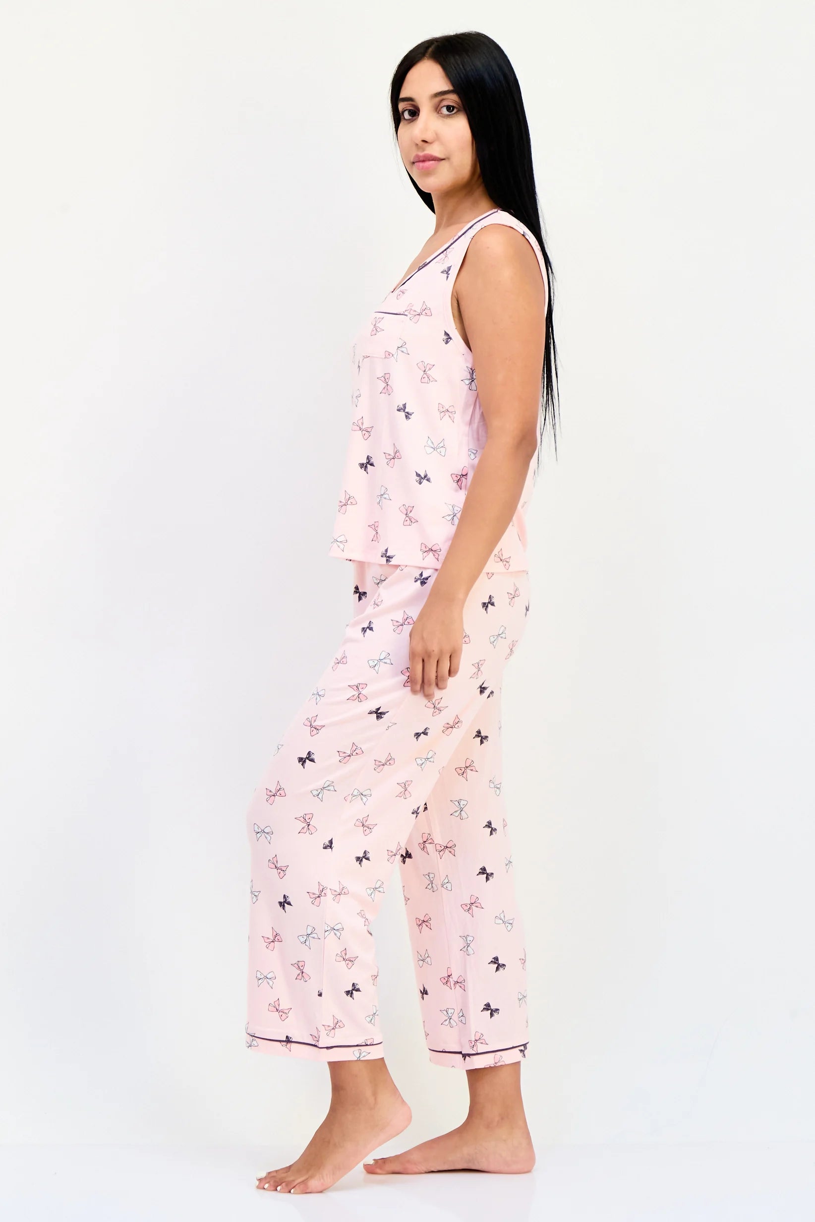 Tank Knit Pj Set Pink