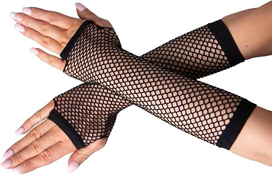 Long Fishnet Gloves