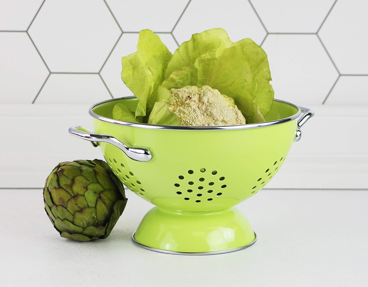 5QT Colander Lime