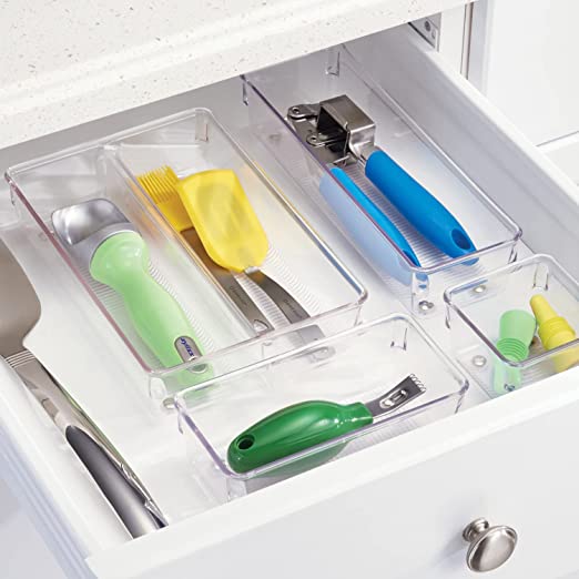 Deep Drawer Bin 4"x16"x3" Clear