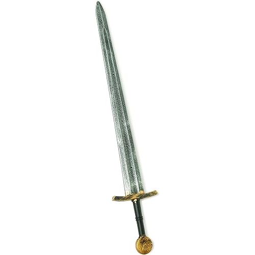 Stamped Silver Sword With Gold Dome