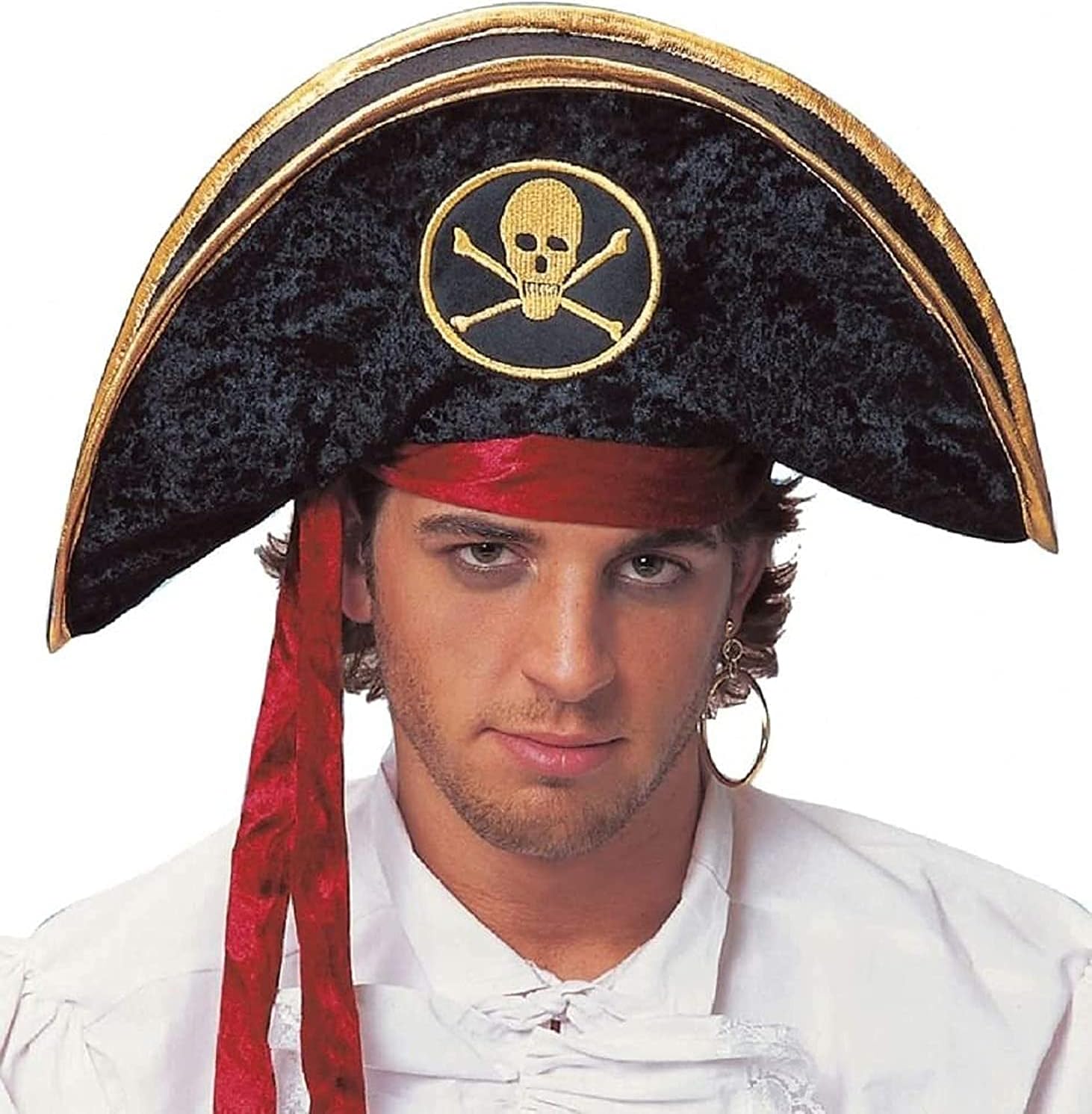 Hat Deluxe Velvet Pirate