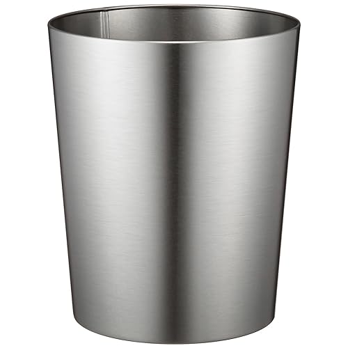 Round Waste Can Brushed